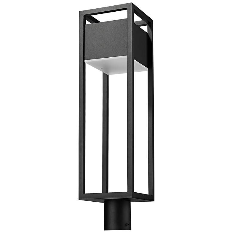 Image 6 Barwick 27" High Black LED Outdoor Post Light more views