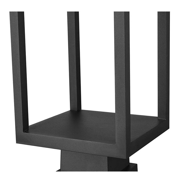 Image 4 Barwick 28 1/4" High Black LED Outdoor Pier Mount Light more views
