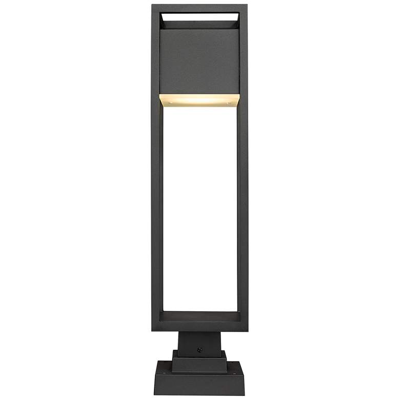 Image 5 Barwick 28 1/4" High Black LED Outdoor Pier Mount Light more views