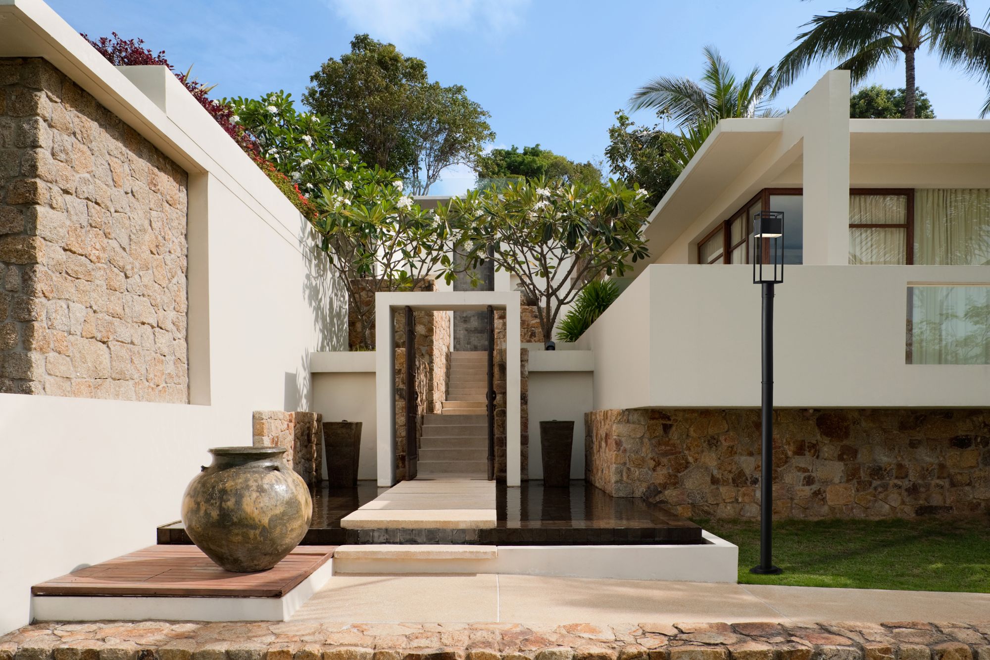 Image 3 Barwick by Z-Lite Black 100.75 inch LED 1 Light Post Mounted Fixture more views