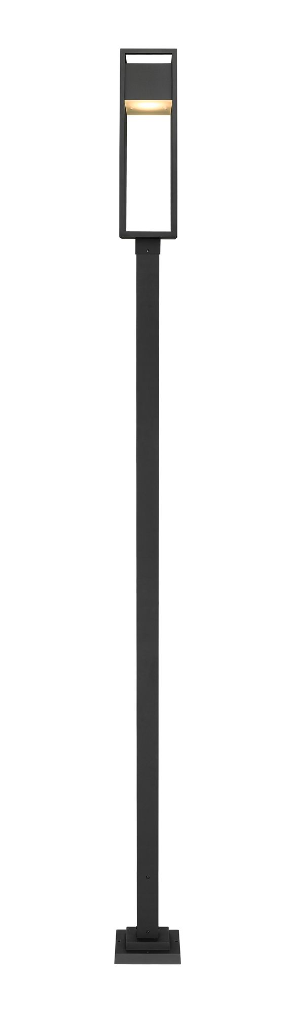 Image 5 Barwick by Z-Lite Black 119.75 inch LED 1 Light Outdoor Post Fixture more views