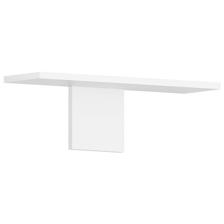 Image 1 Base 5 " High Textured White Wall Sconce