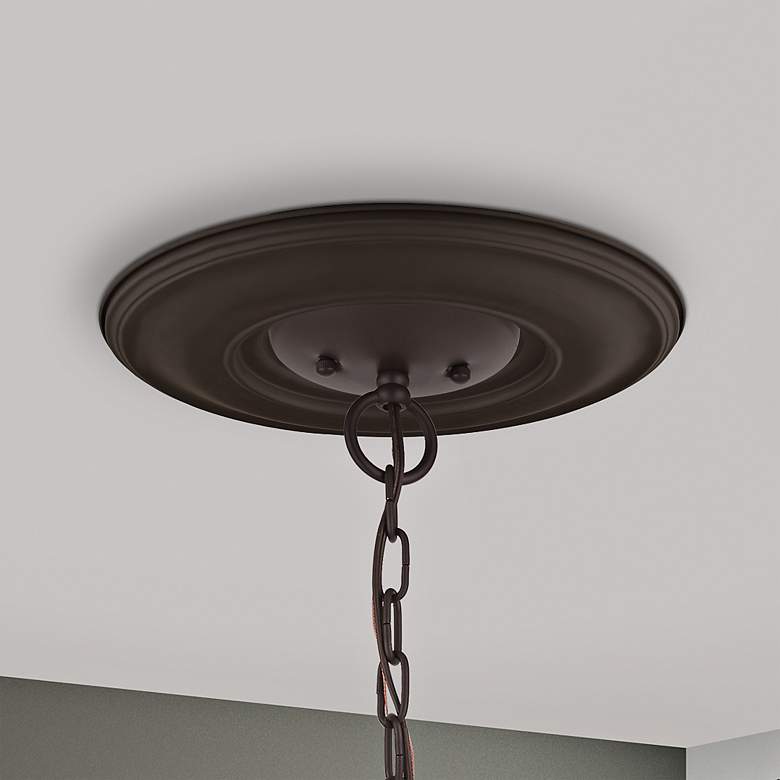 Image 1 Basic 12-in x 12-in Bronze Polyurethane Ceiling Medallion