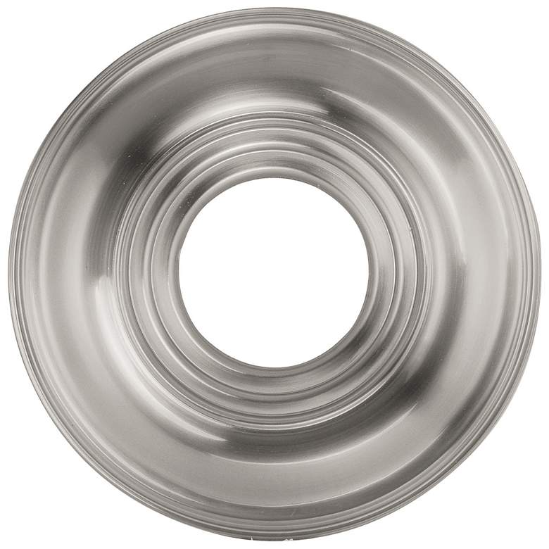 Image 4 Basic 12-in x 12-in Brushed Nickel Polyurethane Ceiling Medallion more views