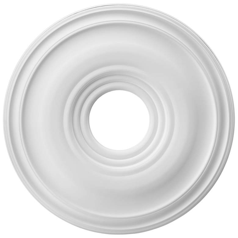 Image 1 Basic 16-in x 16-in White Metal Ceiling Medallion