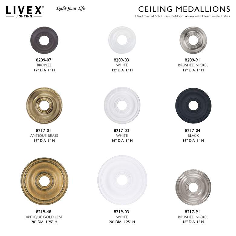 Image 6 Basic 20-in x 20-in Antique Gold Leaf Polyurethane Ceiling Medallion more views