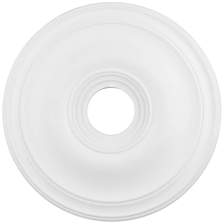 Image 2 Basic 20-in x 20-in White Polyurethane Ceiling Medallion