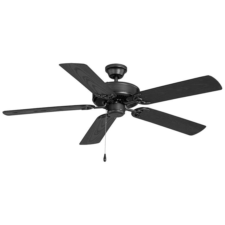 Image 2 Basic-Max 52" Wide Black Outdoor Ceiling Fan