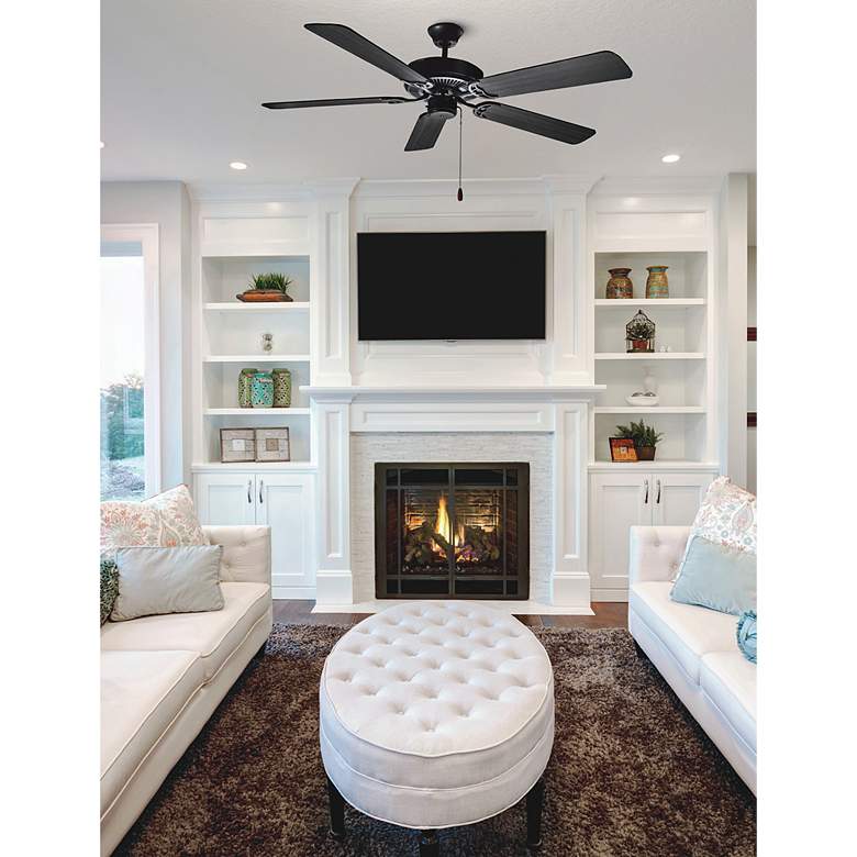 Image 4 Basic-Max 52" Wide Black Outdoor Ceiling Fan more views