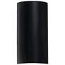 Basics 11 3/4" High Black Pearl Exterior Sconce Triac LED