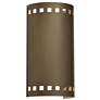 Basics 11 3/4" High Smokey Brass and Outdoor Sconce