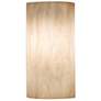 1_Basics 14" High Faux Alabaster LED Wall Sconce