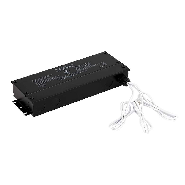 Image 2 Basics & Gemini 1.75"H x 12"W -Light 24V DC Remote in Black more views
