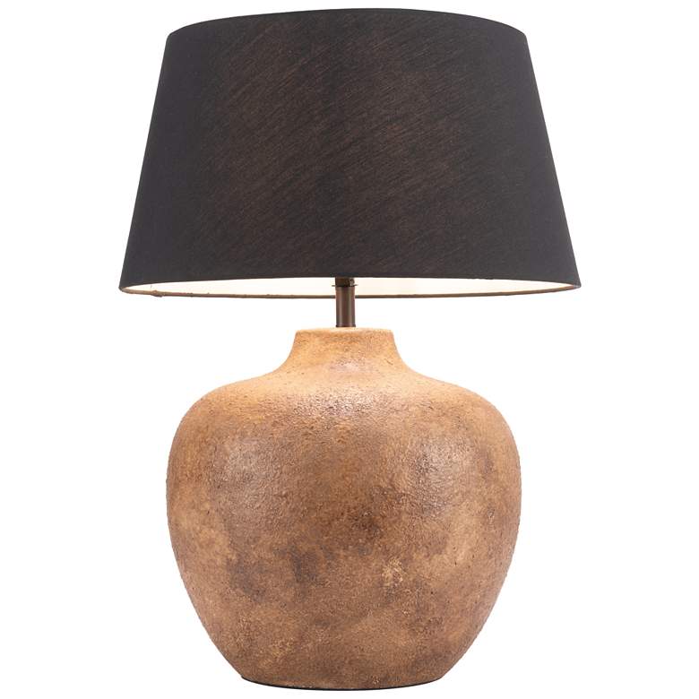 Image 1 Basil Table Lamp Black