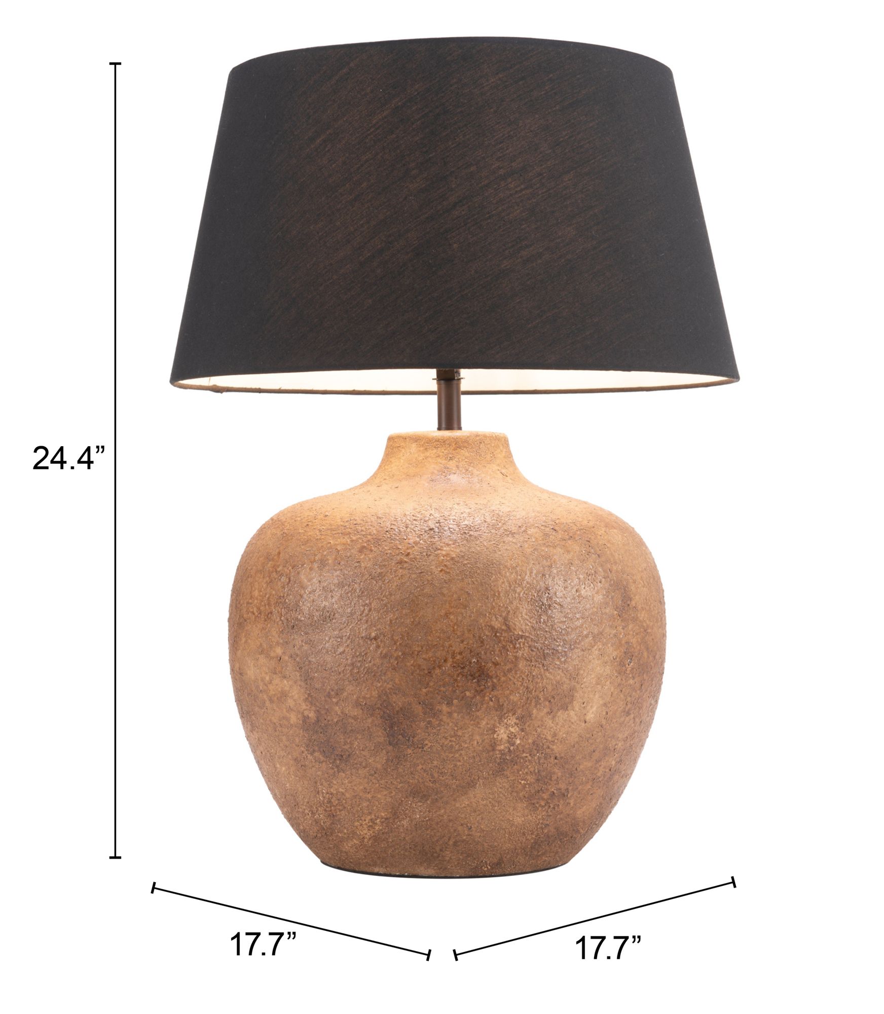 Image 5 Basil Table Lamp Black more views