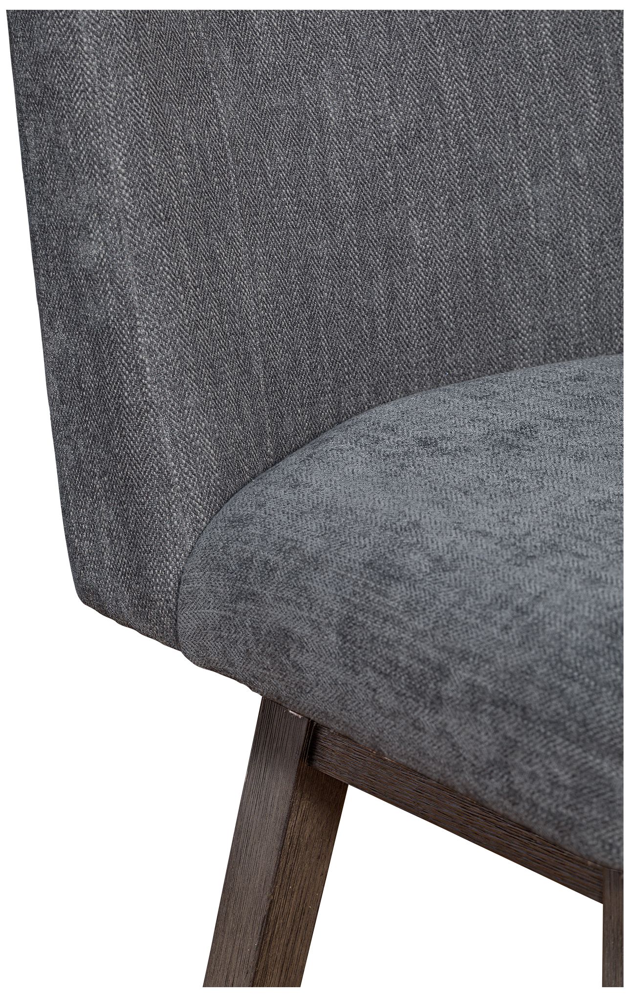 Basila 26 in. Swivel Barstool in Grey Oak Finish with Grey Fabric