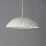 3_Basilica 1-Light LED Pendant Chaulk White more views