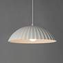 4_Basilica 1-Light LED Pendant Chaulk White more views