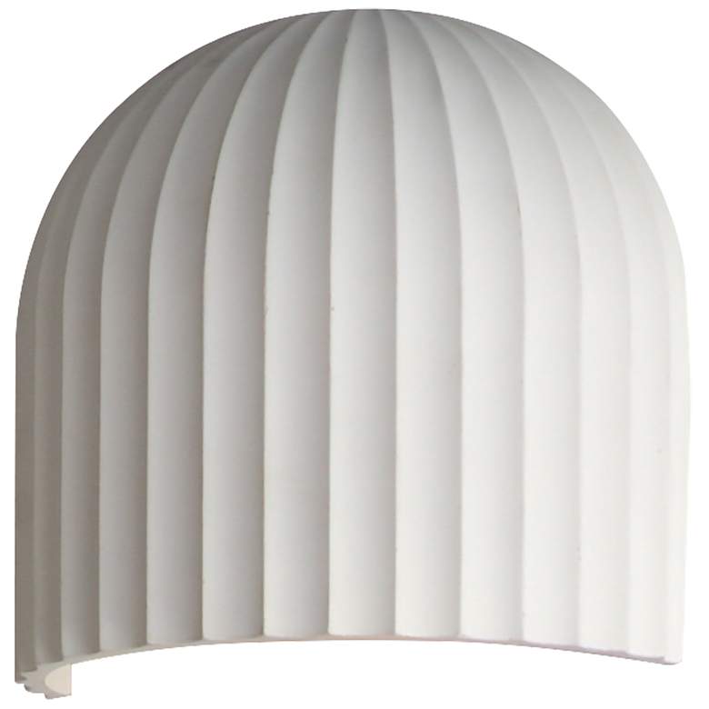 Image 2 Basilica 1-Light LED Wall Sconce Chaulk White