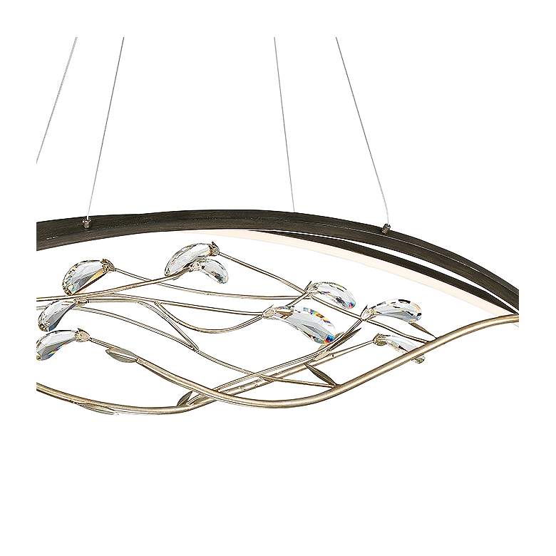 Image 3 Basilica 47 1/4 inchW Bronze LED Kitchen Island Light Chandelier more views