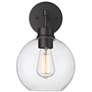 1_Basin 13" High Powder-Coated Black Outdoor Wall Light