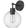 2_Basin 13" High Powder-Coated Black Outdoor Wall Light more views
