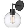 5_Basin 13" High Powder-Coated Black Outdoor Wall Light more views