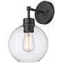 6_Basin 13" High Powder-Coated Black Outdoor Wall Light more views