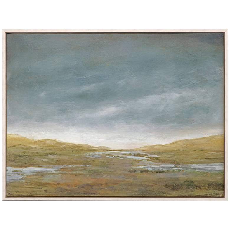 Image 1 Basin Squall I 50 inch Wide Rectangular Framed Canvas Wall Art