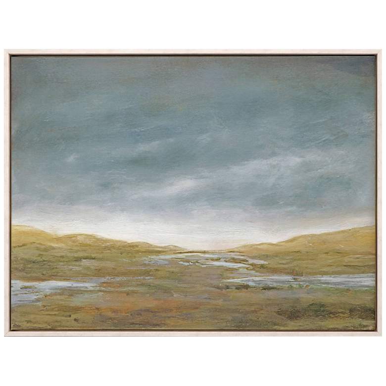 Image 1 Basin Squall I 50" Wide Rectangular Framed Canvas Wall Art