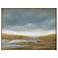 Basin Squall II 50" Wide Rectangular Framed Canvas Wall Art