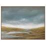 1_Basin Squall II 50" Wide Rectangular Framed Canvas Wall Art