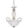 Basix 3-Light 17" Wide Satin Nickel Pendant Light