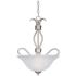 Basix 3-Light 17" Wide Satin Nickel Pendant Light
