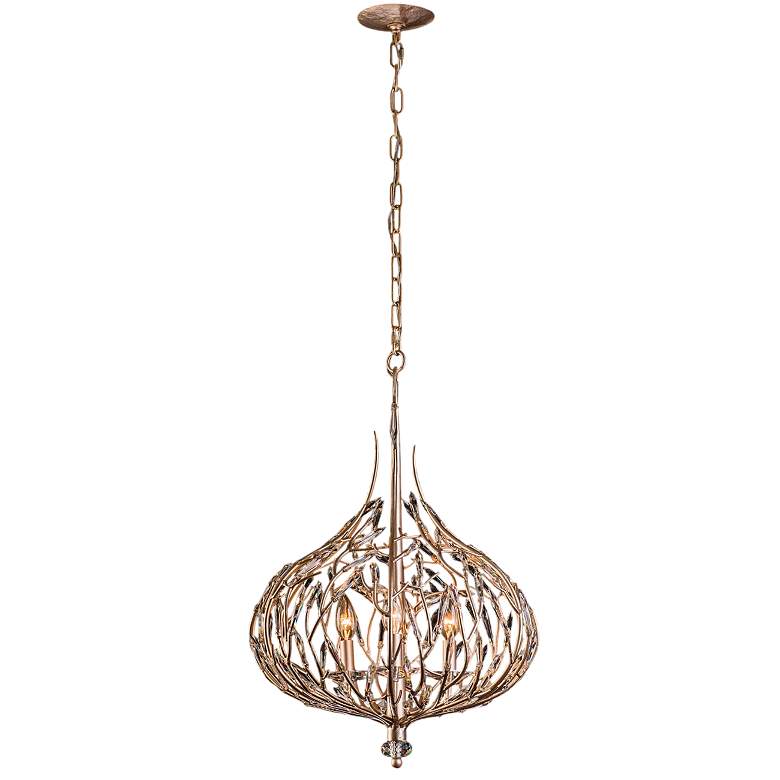 Image 3 Bask 3-Light Crystal Pendant - Gold Dust more views