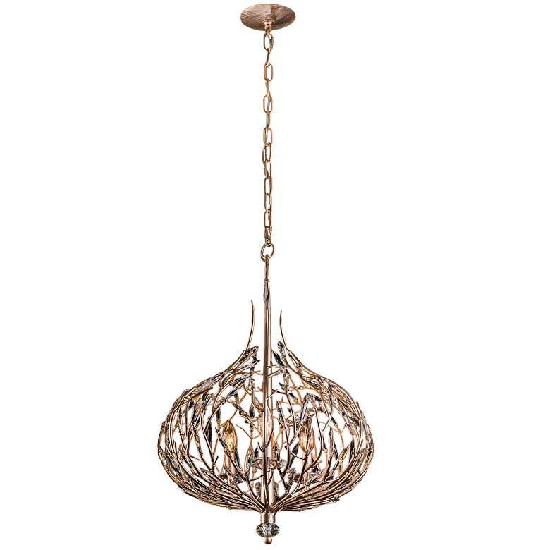 Image 4 Bask 3-Light Crystal Pendant - Gold Dust more views