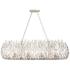 Bask 48" Wide 8-Lt Crystal Linear Pendant