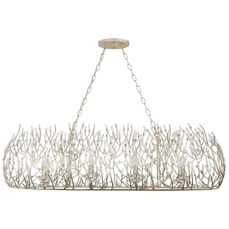 Image 2 Bask 48" Wide 8-Lt Crystal Linear Pendant more views