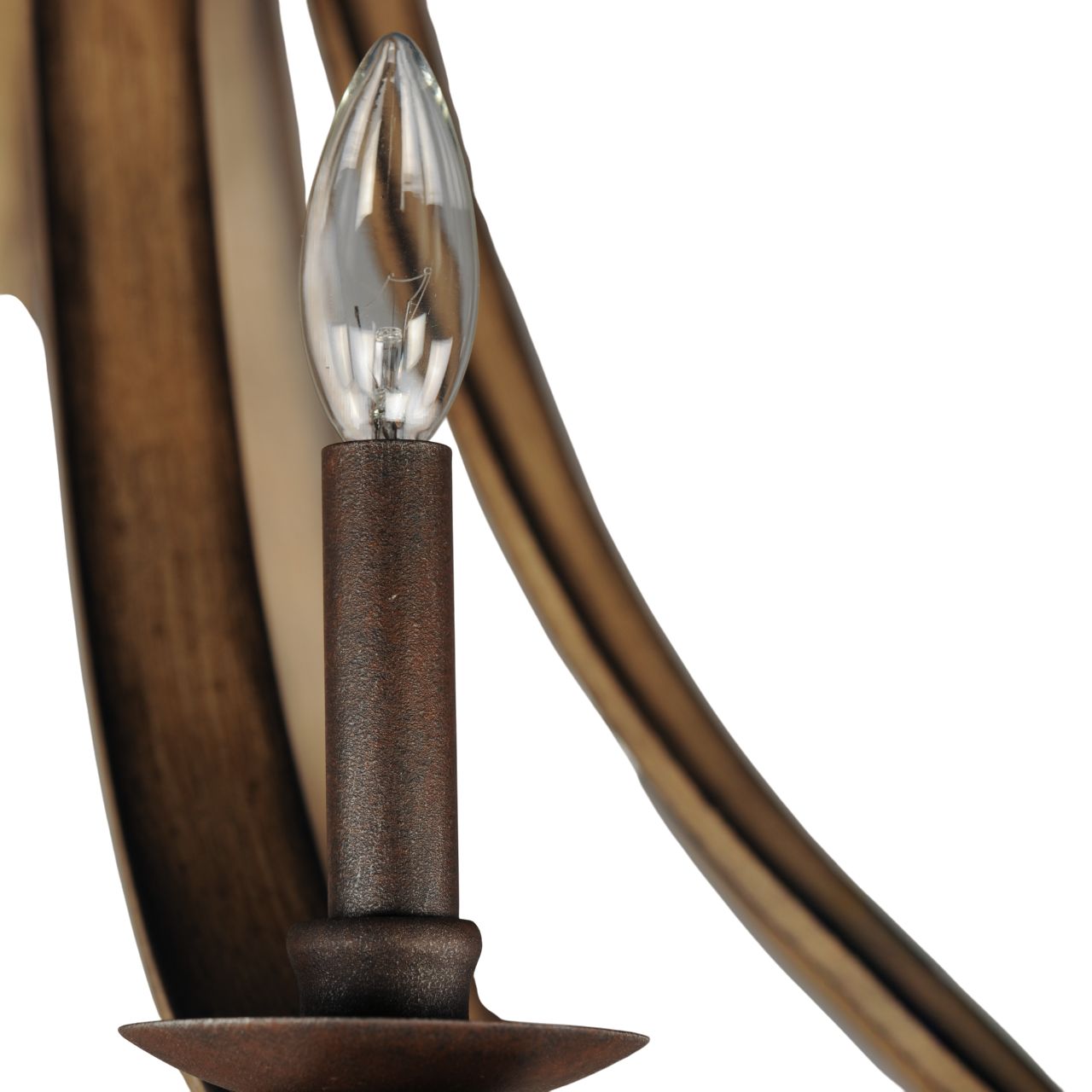 Image 6 Basque 5-Light Chandelier Driftwood/Anthracite more views