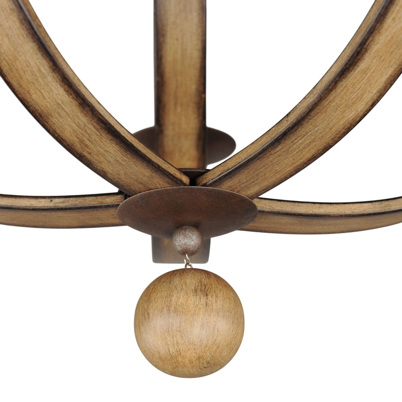 Image 7 Basque 5-Light Chandelier Driftwood/Anthracite more views