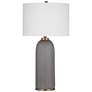 2_Bassatt Azalea 28" High Modern Gray Cement Table Lamp