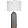 Bassatt Azalea 28" High Modern Gray Cement Table Lamp