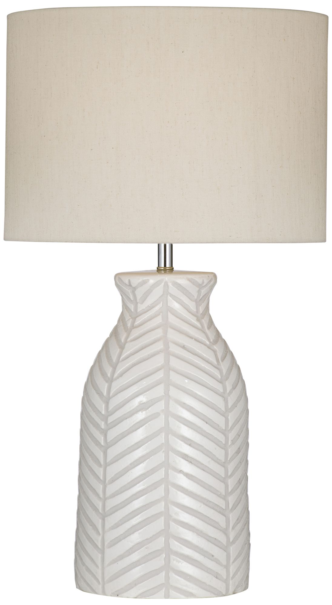 Bassatt Sabrina 27 High White Cream Terracotta Table Lamp