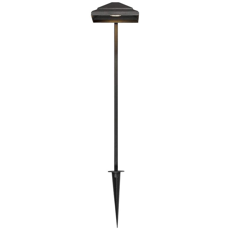 Image 4 Basset 23" High Textured Black LED Landscape Path Lights Set of 2 more views