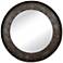 Basset Kirk Antique Metal 41" Round Wall Mirror