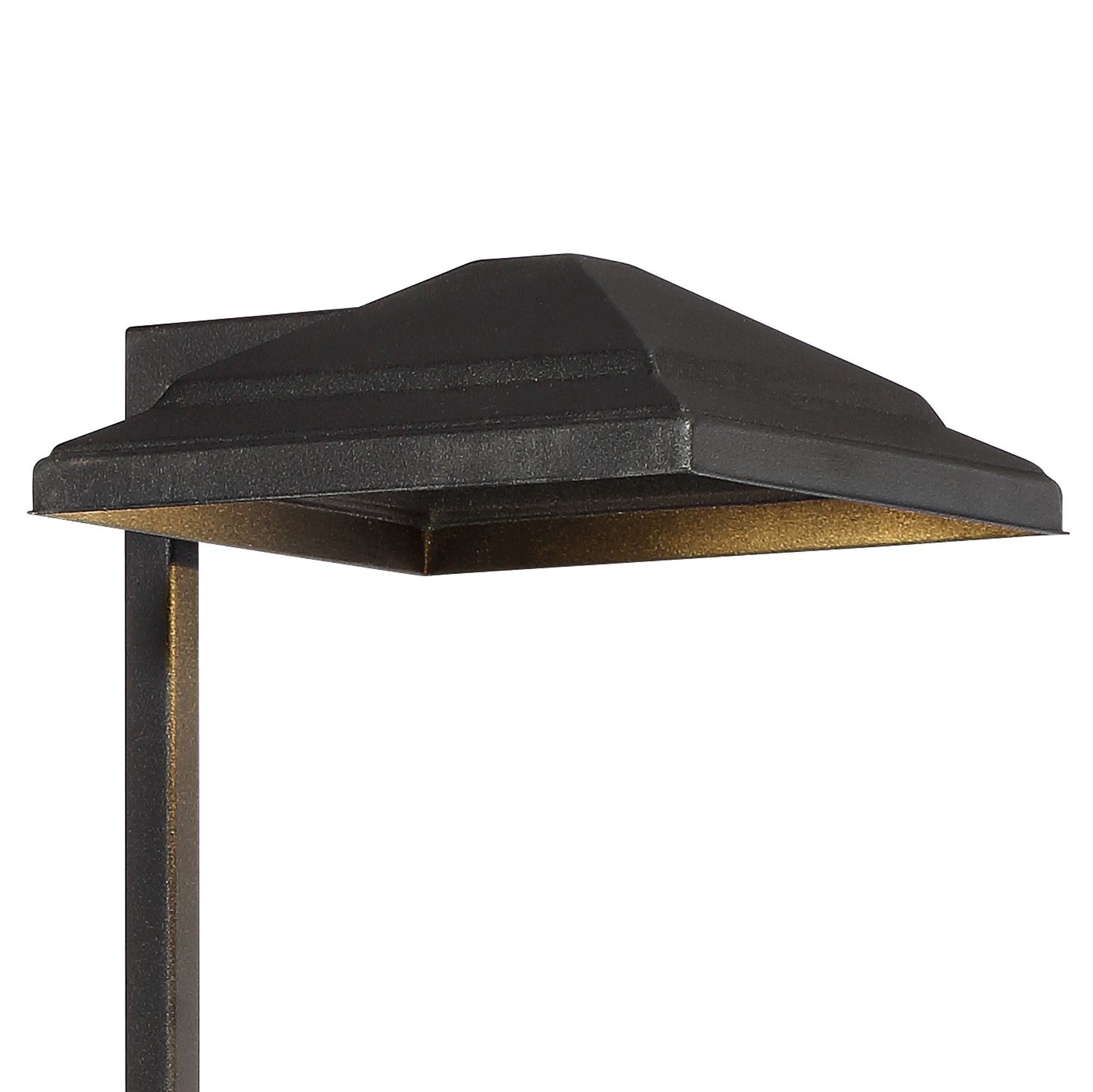 Image 3 Basset Textured Black 8-Piece LED Landscape Path Light Set more views