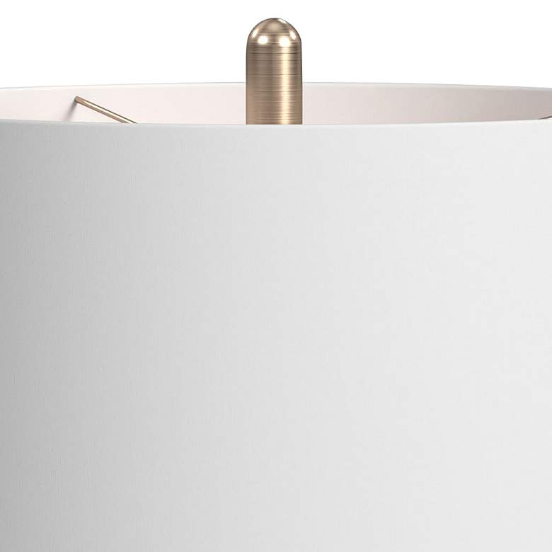 Image 3 Bassett Annapurna 30" High Gray Faux Concrete Modern Table Lamp more views