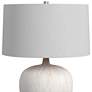5_Bassett Arcadia 25" Beige Grooved Ceramic Vase Table Lamp more views