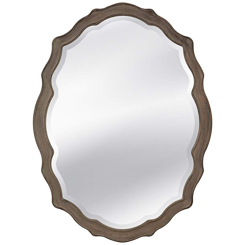 Image 1 Bassett Barrington Distressed Gray 36 inch x 48 inch Mirror