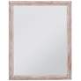 1_Bassett Bellefont 50" High White-Wash Rectangular Wall Mirror